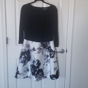 Black and White Cocktail Dress